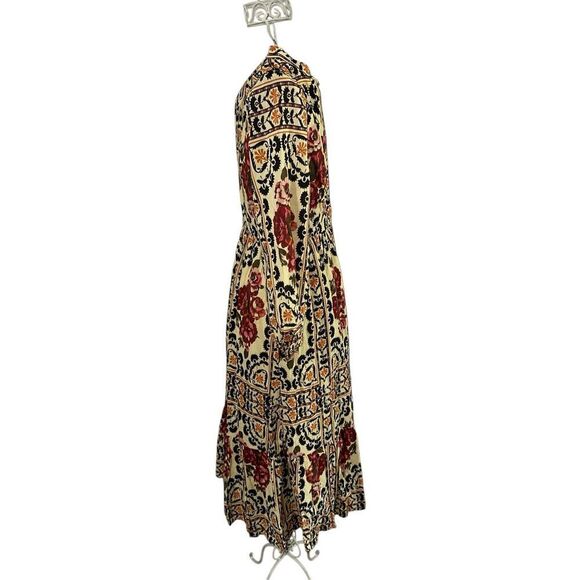 NEW WITH TAGS Anthropologie A Loves A Floral Split V-Neck Long Sleeve Button Fro - Picture 7 of 10